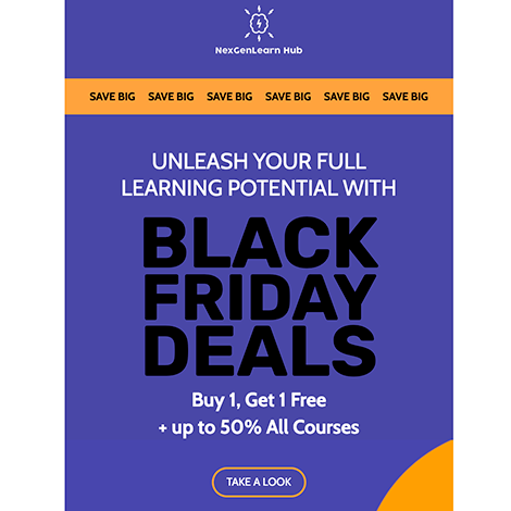Black Friday E-Learning Deals